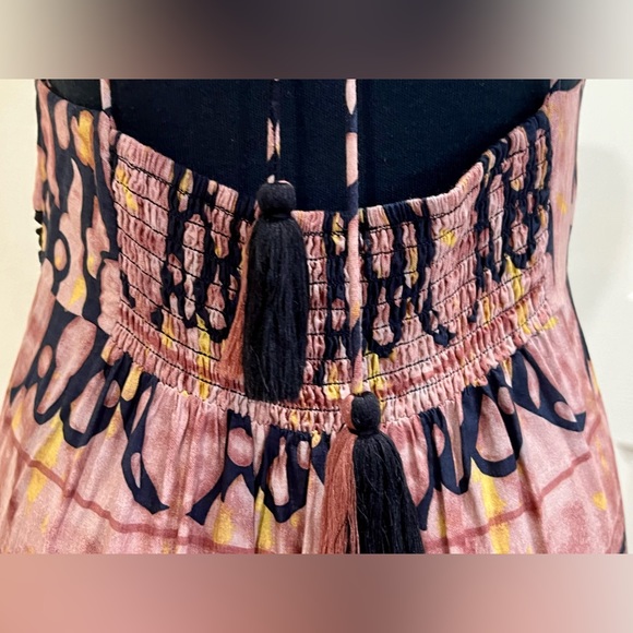 NWOT Free People Elektra Maxi Dress Sahara Combo Sz M - Picture 9 of 15